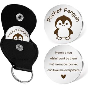 Penguin Themed Gifts Penguin Keychain Cute Animal Pocket Hug Token Emotional Support Gift Small Easter Christmas Gifts for Penguins Lovers Boyfriend Girlfriend Son Daughter Best Friend Women Men in Saudi Arabia