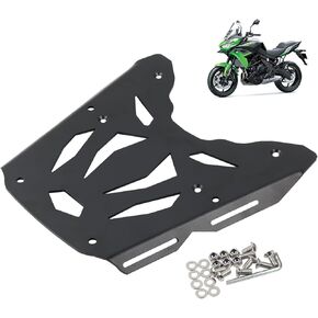 متوافق مع Kawasaki Versys 650 Versys650 15-23 رف الأمتعة الخلفي للدراجة النارية وقطعتين من شبكة الشحن، حامل الصندوق العلوي لحامل البضائع للدراجات النارية ودعامة ممتدة وملحقات حامل الرف in Kuwait