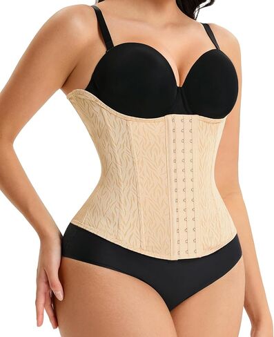 Nebility Waist Trainer Corset for Women Hourglass Body Shaper Tummy Control Faja Waist Cincher Shapewear Postpartum Girdle in Saudi Arabia