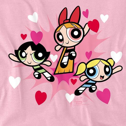 Powerpuff Girls Power Burst Hearts Kids T Shirt for Youth Toddler Boys and Girls in Saudi Arabia