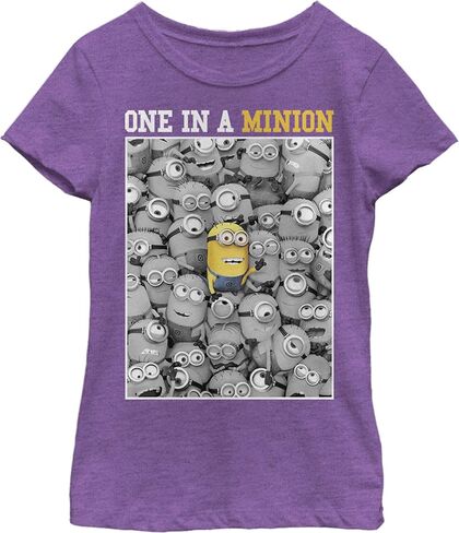 Despicable Me Girls' Minions Minion Miles Away Girls Short Sleeve Tee Shirt in Saudi Arabia