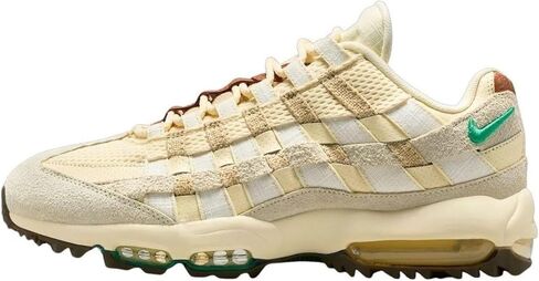 حذاء Nike Air Max 95 Golf "Waste Management Open" (IB6895-100، حليب جوز الهند/شراع/قمة بيضاء/أخضر الملعب) 10.5 نساء/9 رجال in Kuwait