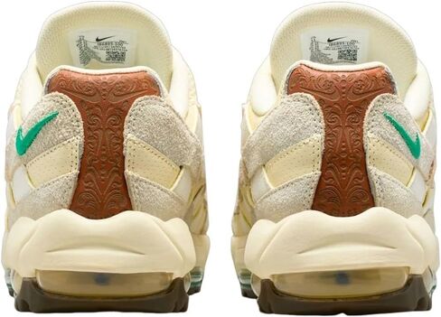 حذاء Nike Air Max 95 Golf "Waste Management Open" (IB6895-100، حليب جوز الهند/شراع/قمة بيضاء/أخضر الملعب) 10.5 نساء/9 رجال in Kuwait