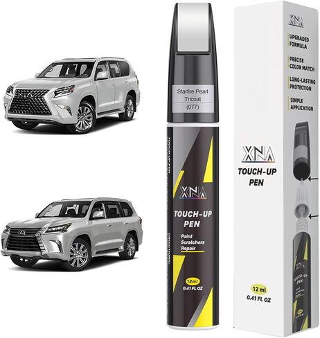 XNA Starfire Pearl Tricoat(077) لطلاء Lexus Touch Up، مزيل خدوش السيارة لإصلاح الشقوق والرقائق، طقم إصلاح خدوش السيارة 2 في 1 سريع وسهل الإصلاح مع لون مطابق تمامًا in Kuwait