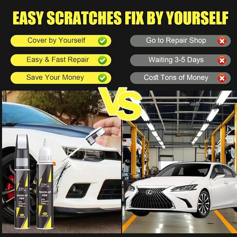 XNA Starfire Pearl Tricoat(077) لطلاء Lexus Touch Up، مزيل خدوش السيارة لإصلاح الشقوق والرقائق، طقم إصلاح خدوش السيارة 2 في 1 سريع وسهل الإصلاح مع لون مطابق تمامًا in Kuwait