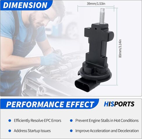 HiSport 907-728 Engine Camshaft Position Sensor Compatible with Chrysler 200 300 Grand Caravan Pacifica, Dodge Avenger Challenger, Jeep Cherokee Grand Cherokee Wrangler, Ram 1500, Volkswagen Routan in Saudi Arabia