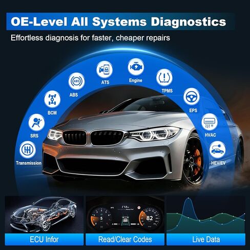 أداة تشخيص الماسح الضوئي ArtiDiag600 Pro Obd2 - أداة فحص السيارات TOPDON مع أنظمة كاملة، قارئ رمز السيارة مع 9 خدمات إعادة تعيين للأعمال اليدوية والمهنية، تحديث مجاني مدى الحياة in Saudi Arabia