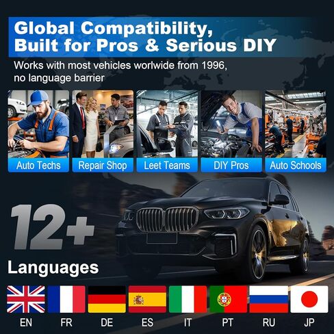 أداة تشخيص الماسح الضوئي ArtiDiag600 Pro Obd2 - أداة فحص السيارات TOPDON مع أنظمة كاملة، قارئ رمز السيارة مع 9 خدمات إعادة تعيين للأعمال اليدوية والمهنية، تحديث مجاني مدى الحياة in Saudi Arabia