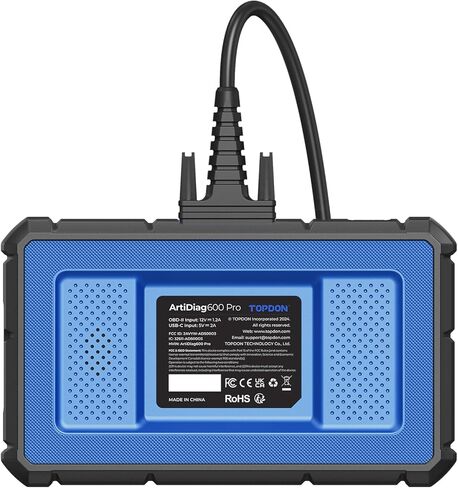 أداة تشخيص الماسح الضوئي ArtiDiag600 Pro Obd2 - أداة فحص السيارات TOPDON مع أنظمة كاملة، قارئ رمز السيارة مع 9 خدمات إعادة تعيين للأعمال اليدوية والمهنية، تحديث مجاني مدى الحياة in Saudi Arabia