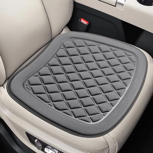 YoRise Car Seat Covers, Breathable Comfort Front Driver Seat Cover, Anti-Slip Car Seat Protector Pad, 3D Decompression Vehicle Seats Accessories for Cars, Trucks, Offices (Black) in Saudi Arabia