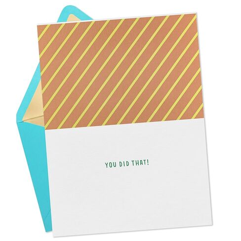 Hallmark Signature Congratulations Card (Hooray!) for Graduations, New Jobs, Retirements, Promotions, Awards in Saudi Arabia