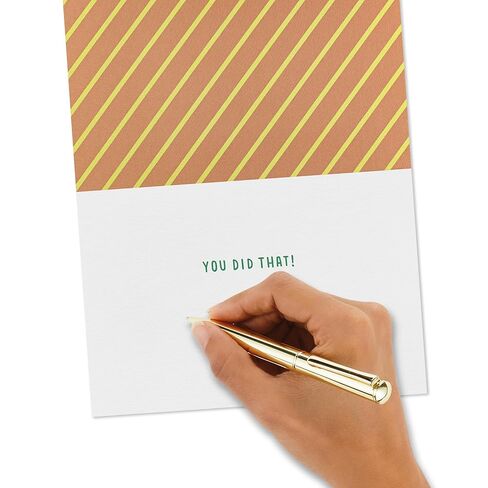 Hallmark Signature Congratulations Card (Hooray!) for Graduations, New Jobs, Retirements, Promotions, Awards in Saudi Arabia