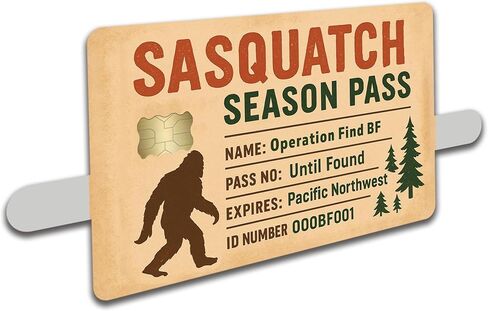 Credit Card Skin Sticker Cover Decal Wrap 2-Pack – Funny “Official Bigfoot Club" Vinyl Card Covers – Multiple Design Options in Saudi Arabia