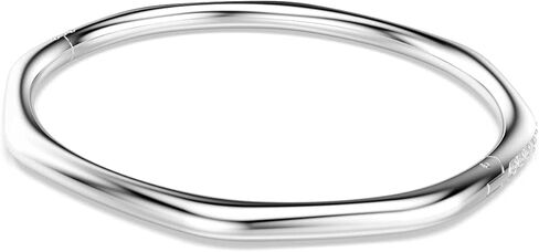 Swarovski Dextera bangle, Octagon shape, Round cut, White, Rhodium plated in Saudi Arabia