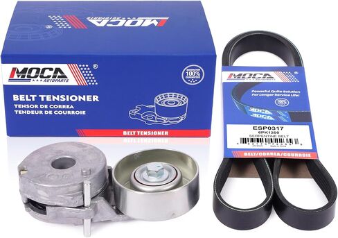 MPLUS Complete Serpentine Belt Drive Component Kit fits 2007-2012 for Nissan Versa 1.8L in Saudi Arabia