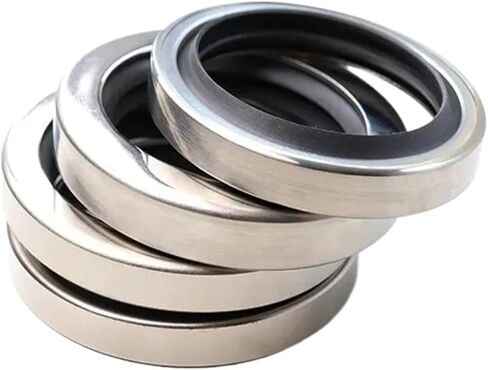 Stainless Steel Skeleton Oil Seal Double Lip Temperature and High Speed Rotary Shaft Seal Air Compressor ID 8x18x6 8x22x7(8x22x7) in Saudi Arabia
