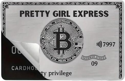 4PC - Pretty Girl Express Rectangle Card Vinyl Skin Stickers for Key, Debit, Bank, Credit 4PCS American Centurion Black Card AKA Pretty Privilege Small Chip in Saudi Arabia