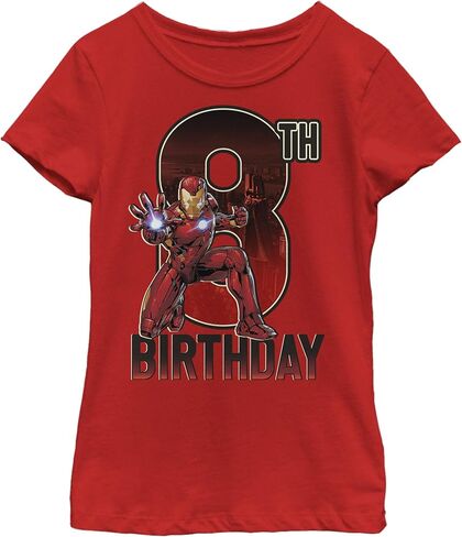 تي شيرت Marvel Girl's Ironman 8th Bday in Saudi Arabia