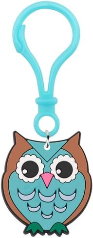 2Pcs Owl Animal Keychain with Plastic Lobster Clasp - Cute Style Key Ring, Portable Decorative Accessory for Bags & Keys in Saudi Arabia