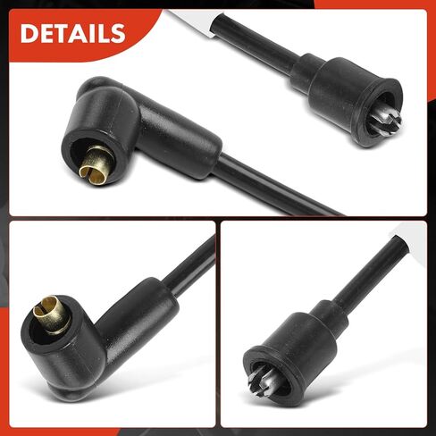 A-Premium 7PCS Spark Plug Wires Compatible with Jaguar XJ 1969-1971, XJ6 1972-1977, XK150 1960-1961, XKE 1961-1971, 3.4 1960, 3.8 1960-1966, 340 1967, 420 1967, Mark IX 1960-1966, 3.4L 3.8L 4.2L in Saudi Arabia