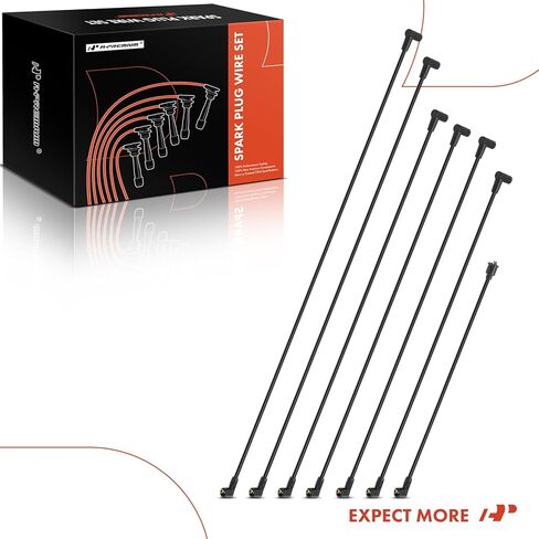 A-Premium 7PCS Spark Plug Wires Compatible with Jaguar XJ 1969-1971, XJ6 1972-1977, XK150 1960-1961, XKE 1961-1971, 3.4 1960, 3.8 1960-1966, 340 1967, 420 1967, Mark IX 1960-1966, 3.4L 3.8L 4.2L in Saudi Arabia