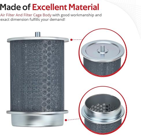 JAVIK Air Filter And Filter Cage Body For Honda Rancher Foreman P-ioneer 420 500 520 680 700 2001-2024 Big Red MUV 700 2009-2013 O.E.M# 17254-HN1-000 in Kuwait