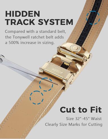 أحزمة تونيويل سقاطة للرجال، حزام أسود/أبيض للرجال قابل للتعديل، حزام جلدي 1 3/8 بوصة لفستان الأزياء التنكرية in Kuwait