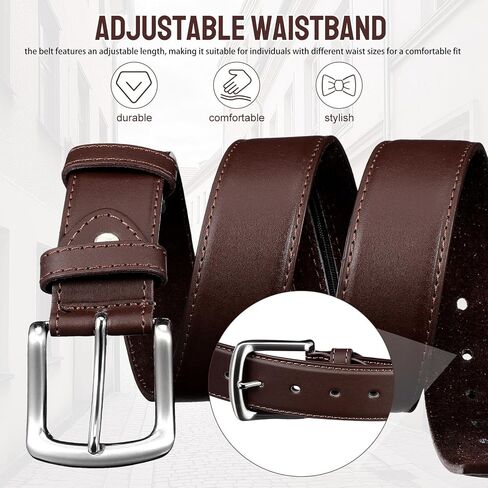 Travel Money Belt Hidden Zipper Pocket for Men, PU Secure Pocket Belt Wallet, for Storing Valuables and Cash, for Safety and Convenience in Saudi Arabia