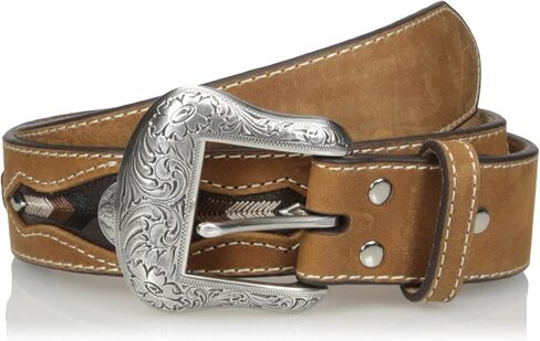 Nocona Men's Buffalo Concho Inlay Belt in Saudi Arabia
