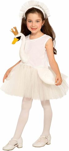 Rubies Swan Ballerina Costume Dress for Kids, Girl's Small in Saudi Arabia