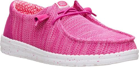 HEYDUDE Wendy Stretch Sox Fuchsia Pink Size 8, Women’s Shoes, Slip-on Loafers, Comfortable & Light-Weight in Saudi Arabia