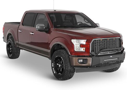 Hooke Road F150 Front Bumper for 2015 2016 2017 F-150 Pickup Trucks | Off-Road Stubby Bumper with Bull Bar & 72W LED Light Bar (Not for Raptor) in Saudi Arabia