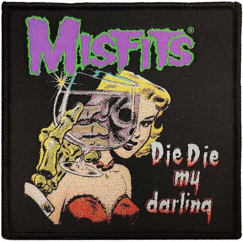 Misfits Die Die Darling - رقعة منسوجة - 4 بوصة × 4 بوصة in Saudi Arabia