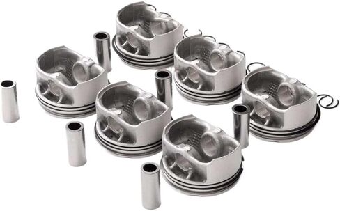 6PCS Pistons Rings STD Low Compression 9.7:1 11257561850 Compatible With E60 E90 325i 523i N52B25 Engines Pistons Rings Accessories in Kuwait