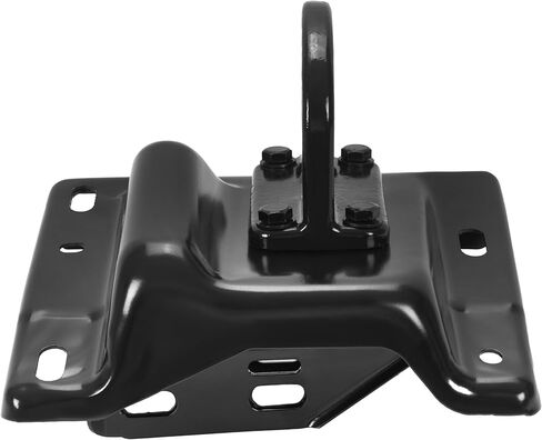 HECASA Front Bumper Bracket Compatible with 2003-2018 Dodge Ram 1500 2500 3500 Replacement for 68196253AB CH1066140 Tow Hook Bracket Steel Powder Coated Black in Saudi Arabia