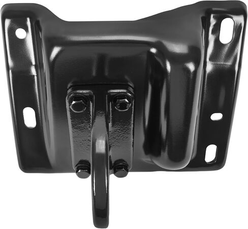 HECASA Front Bumper Bracket Compatible with 2003-2018 Dodge Ram 1500 2500 3500 Replacement for 68196253AB CH1066140 Tow Hook Bracket Steel Powder Coated Black in Saudi Arabia