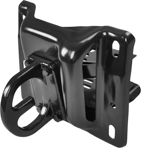 HECASA Front Bumper Bracket Compatible with 2003-2018 Dodge Ram 1500 2500 3500 Replacement for 68196253AB CH1066140 Tow Hook Bracket Steel Powder Coated Black in Saudi Arabia