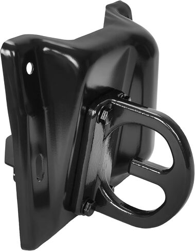 HECASA Front Bumper Bracket Compatible with 2003-2018 Dodge Ram 1500 2500 3500 Replacement for 68196253AB CH1066140 Tow Hook Bracket Steel Powder Coated Black in Saudi Arabia