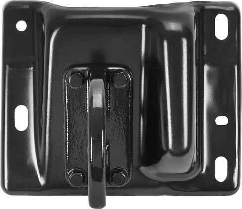 HECASA Front Bumper Bracket Compatible with 2003-2018 Dodge Ram 1500 2500 3500 Replacement for 68196253AB CH1066140 Tow Hook Bracket Steel Powder Coated Black in Saudi Arabia