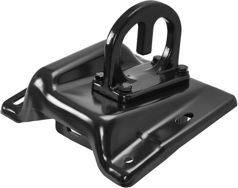 HECASA Front Bumper Bracket Compatible with 2003-2018 Dodge Ram 1500 2500 3500 Replacement for 68196253AB CH1066140 Tow Hook Bracket Steel Powder Coated Black in Saudi Arabia