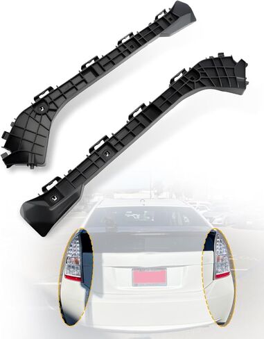 Rear Bumper Cover Retainer Set, Compatible with 2010-2015 Toyota Prius, 2012-2015 Prius Plug-In, Black Back Left & Right Side Bumper Retainer Bracket Pair, Replace# TO1132102, TO1133102 in Saudi Arabia