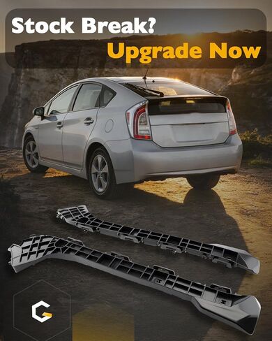 Rear Bumper Cover Retainer Set, Compatible with 2010-2015 Toyota Prius, 2012-2015 Prius Plug-In, Black Back Left & Right Side Bumper Retainer Bracket Pair, Replace# TO1132102, TO1133102 in Saudi Arabia