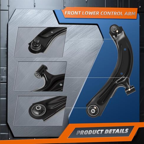 KEYOOG 2Pc Set K622159 K622160 Front Lower Control Arm and Ball Joint Assembly Fit For 2013-2019 Ni-ssan Sentra 1.8L,2013-2020 NV200 Passenger Driver Side Suspension in Saudi Arabia