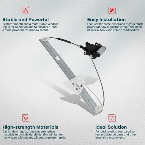 FINDAUTO Power Window Regulator Front Right Passenger Side fit for 2007-2015 for Mazda CX-9 751-856 Window Regulator and Motor Assembly with Motor in Saudi Arabia