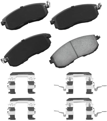 MOTOREVO Rear Ceramic Disc Brake Pads Replacement Set Compatible with RAV4 [ 2006-2018 ], For 2006 2007 2008 2009 2010 2011 2012 2013 2014 2015 2016 2017 2018 Rear in Kuwait