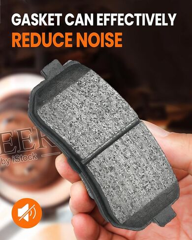 MOTOREVO Rear Ceramic Disc Brake Pads Replacement Set Compatible with RAV4 [ 2006-2018 ], For 2006 2007 2008 2009 2010 2011 2012 2013 2014 2015 2016 2017 2018 Rear in Kuwait