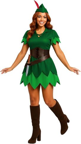 Morph Forest Hero Costume For Women With Accessories, World Book Day Costumes For Adults, Halloween Costumes For Women in Saudi Arabia