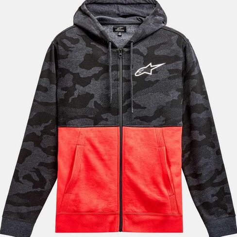 Alpinestars 1213-51050-1816-XL: سترة بقلنسوة مموهة Char Htr/Wrm Rd Xl in Saudi Arabia