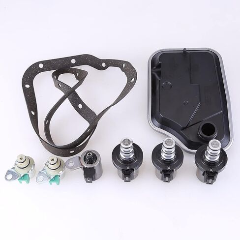 4F27E Transmission Shift Solenoid Kit with Transmission Filter Gasket Compatible with Mazda 3 5 6 Protege Focus Transit Connect Transmission Solenoid Filter 4F27E Automatic Transmission ONLY in Saudi Arabia
