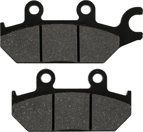 Caltric Semi-Metallic Brake Pads Compatible with Yamaha Wolverine X4 YXF85 2018-2021 / 1XD-25805-00-00 in Saudi Arabia